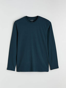 Bisiklet Yaka Uzun Kollu Erkek Ti??rt