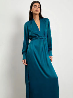 EMKA / Платье миди из 100% вискозы  фото 2