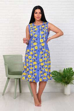 Халат женский на пуговицах (921-2) - Плиона фото 4