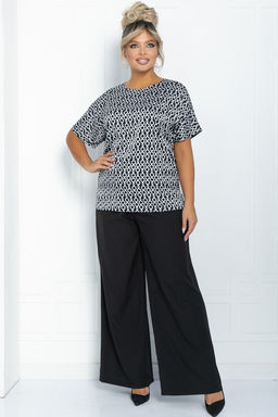 Блуза Морган (черная) Б11748 - Lt collection фото 5