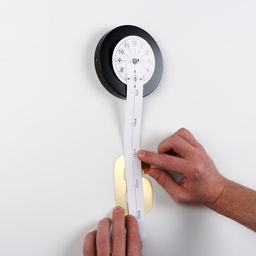 Часы настенные интерьерные «Паоли», 3D, наклейка, бесшумные, плавный ход, d=120 см