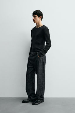 RIBBED TEXTURED JUMPER - Zara фото 4