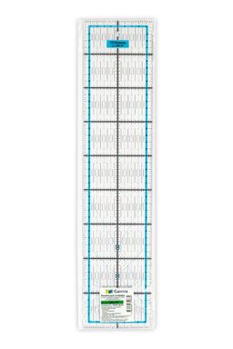 Gamma QRL-07 Линейка для пэчворка 10 см х 45 см в пакете пластик