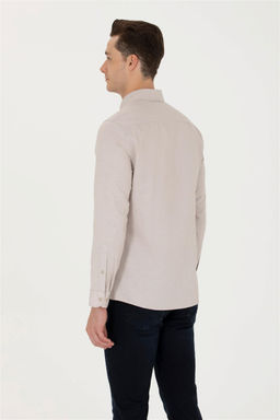 Мужская базовая рубашка с длинным рукавом Stone Неожиданная скидка в корзине - U.s. polo assn фото 5