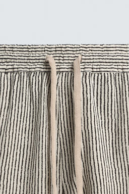 BERMUDA RELAXED FIT VISCOSA - LINO / rayas - Zara фото 9