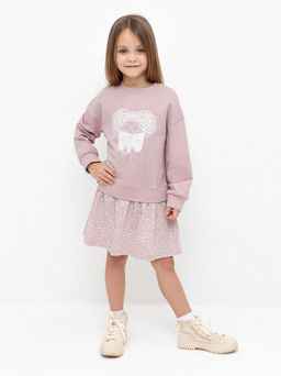 КР 5835/розовый лед платье для дев