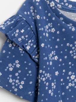 ACOOLA / Футболка детская для девочек Trembita_ts холодный синий  фото 4