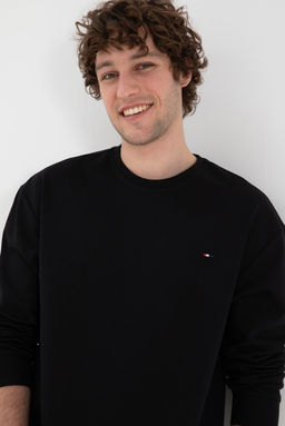 Erkek Comfort Fit Bisiklet Yaka Siyah Sweatshirt Sepette S_rpriz _ndirim - U.s. polo assn фото 2