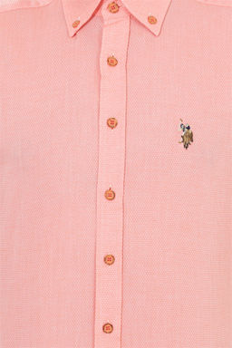 Мужской лосось скидка скидки с длинным рубашкой в корзине - U.s. polo assn фото 6