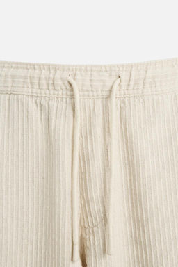 STRIPED JACQUARD TROUSERS - Zara фото 9