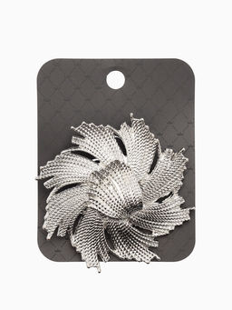 Брошь «Солнце», цвет серебро