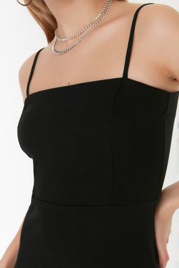 Siyah A Kesim Super Mini Volanl? Dokuma Elbise TWOSS21EL2881 - Trendyolmilla фото 3