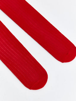 Bask?l? K?z Bebek K?lotlu ?orap 2li