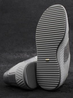 03-A1018-9 WHITE/SILVER Кроссовки женские (натуральная кожа)