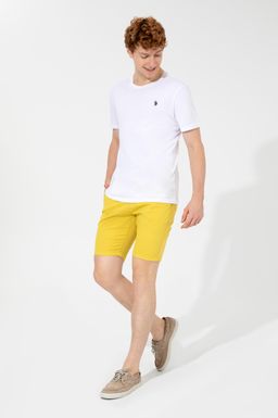 U. S. Polo Assn Мужские шафрановые тканые шорты - U.s. polo assn фото 3