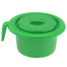 Горшок детский из полипропилена НК д21см, h11см, с крышкой, усиленный, цвета микс (Россия) - Домашняя мода фото 3