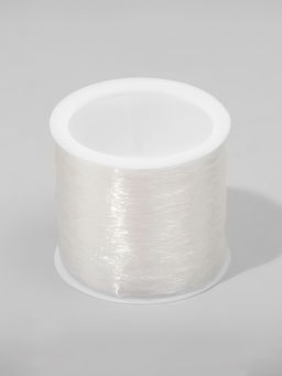 Нить силиконовая (резинка) d=0.5 мм, L=100 м, прозрачная