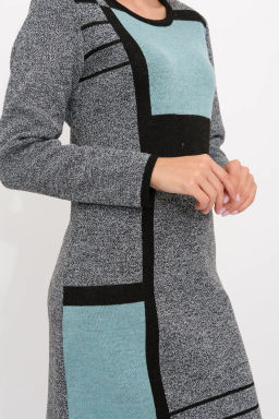 ЗЛАТА Платье С 1561/серо-мятный