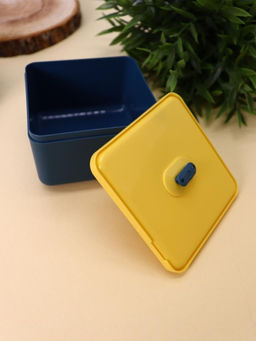 Набор ланчбоксов в термосумке "Big lunch", синий, 2 яруса, 4 отделения (1400 мл)