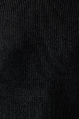 Siyah Genis Kal?p Yumusak Dokulu Basic Triko Kazak TWOAW23KZ00185