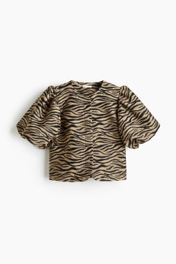 Blusa con mangas globo