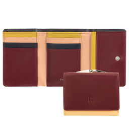 Итальянский женский кожаный кошелек DuDu серии Corsica | бордовый