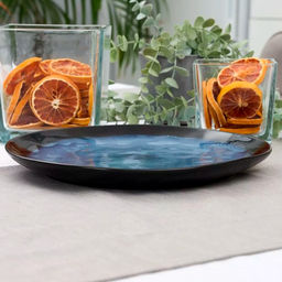 Тарелка плоская Неон 27 см (керамика) (ПС00133-06) /Jewel/