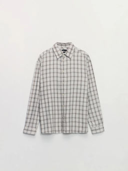 Фланелевая рубашка в клетку / Zarina