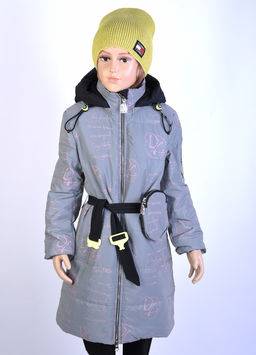 2107-S Пальто на синтепоне - Kiko фото 3