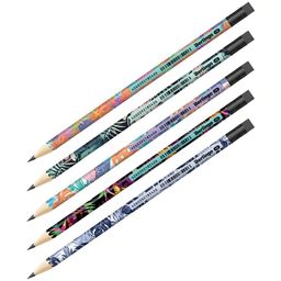 Цена за 2 шт. Карандаш ч/гр. BERLINGO "Jungle" HB, с ластиком (BP01307) заточенный