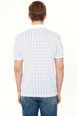 U. S. Polo Assn Мужская белая футболка с воротником-поло - U.s. polo assn фото 10