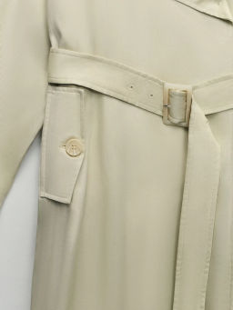 Плащ с акцентным воротником ZR2604102213-60 / Zarina  фото 11