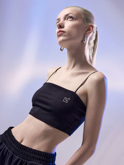 Топ женский черный с печатью черный +печать 112828