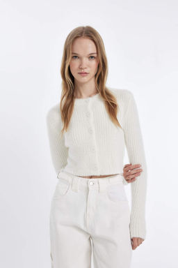 Coool Slim Fit Dar Kesim V Yaka Triko H?rka - Defacto фото 4