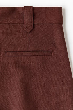 Pantal?n corto con pliegues - H&m фото 3