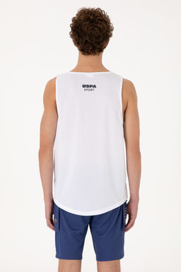Erkek Regular Fit Bisiklet Yaka Beyaz Kolsuz Ti__rt Sepette S_rpriz _ndirim - U.s. polo assn фото 5