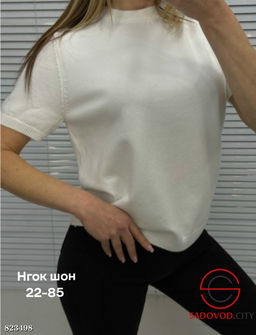 Футболка женская однотонная