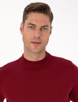 Vi_ne Slim Fit _eyrek Yaka Basic Triko Kazak - Pierre cardin фото 2