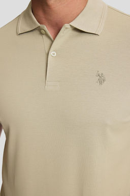 Erkek A__k Haki Regular Fit Polo Yaka Basic Ti__rt - U.s. polo assn фото 6