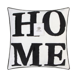 Наволочка декоративная Этель Бохо Home, 45х45 см, цвет чёрный  фото 11