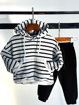 Худи в полоску 22-7701 полоска - Mini maxi фото 6