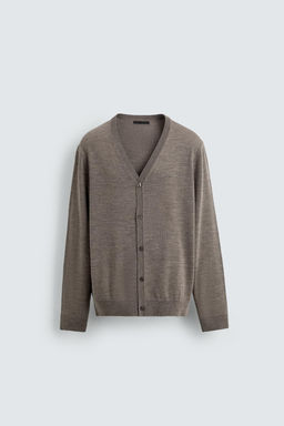 100% WOOL CARDIGAN - Zara фото 7
