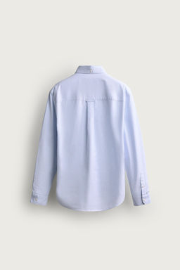 CAMISA REGULAR FIT ESTRUCTURA OXFORD / rayas - Zara фото 7