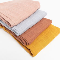 Полотенце муслиновое LoveLife, 50*90 см, пудровый, 100% хл, 3-сл, 180 гр/м2  фото 6