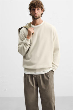 TEXTURED TROUSERS WITH PLEATS - Zara фото 5
