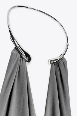LONG DRESS WITH JEWEL COLLAR - Zara фото 9