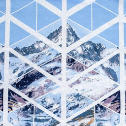 Постельное бельё Этель дуэт Горные вершины 143*215 см - 2 шт, 220*240 см, 70*70 см -2 шт,100% хл, бязь  фото 4