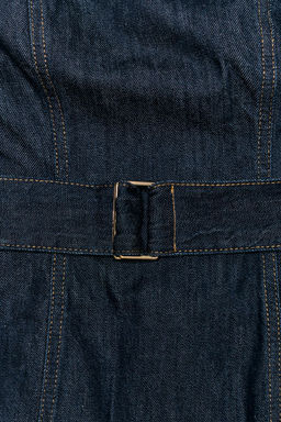 Z1975 DENIM STRAPLESS TOP WITH BELT - Zara фото 8