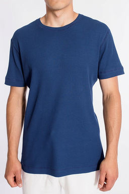 Футболка М123030а Синий - Елена фото 3