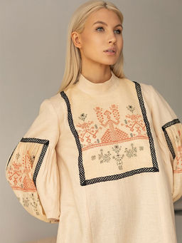 Блузка лен 50%, вискоза 50% - Волтри фото 3